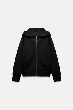SCUBA-EFFECT HOODED SWEATSHIRT - Zara фото 5