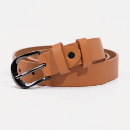 Ремень, ширина 2,7 см, винт, цвет рыжий