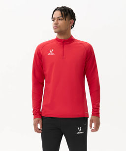 Джемпер тренировочный JOGEL PREMIER PerFormDRY Training 1/4 Zip Fleece Top, красный  фото 8