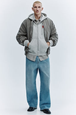 Chaqueta sudadera con capucha y motivo Loose Fit - H&m фото 9