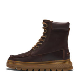 Ботинки Timberland Ray City Boot Moc Toe Lace Up коричневые  фото 4