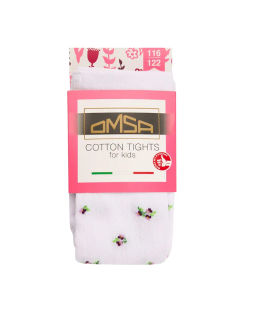 OMSA kids Collant 12Р43-2 с рисунком (розочки) - rosa chiaro  фото 22