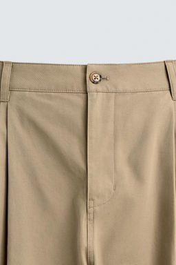 PANTAL?N CHINO WIDE FIT / Tostado - Zara фото 8