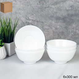 Пиала 280 мл 6 штук / DFW45 (white) /уп 18/
