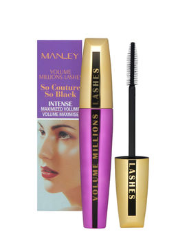 MANLEY Тушь для ресниц "Volume Millions Lashes", экстра черный