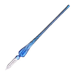 Набор для каллиграфии, перьевая и стеклянная ручка, чернила, подставка, перья 5 штук, чернильница