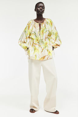 Blusa con cordon de ajuste - H&m фото 3