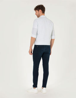 Koyu Lacivert Slim Fit Jean Pantolon - Pierre cardin фото 4