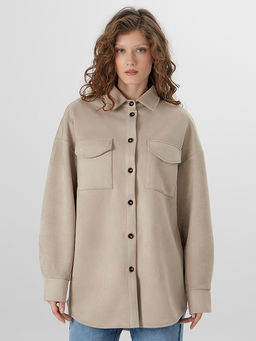 Жакет женский бежевый