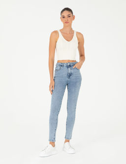 A__k Mavi Skinny Fit Jean Pantolon