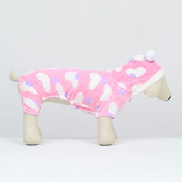 Комбинезон Любовь с капюшоном, размер S (ДС 25 см, ОГ 35 см, ОШ 25 см), розовый - Simaland фото 2