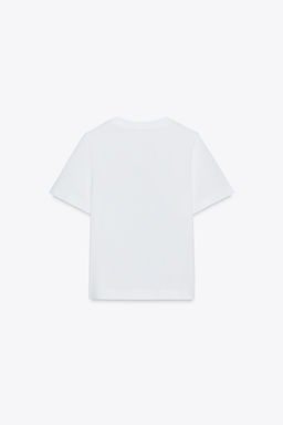 JEWEL BOW T-SHIRT - Zara фото 7