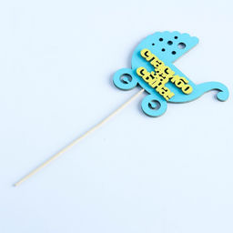 Цена за 10 шт. Топпер Спасибо за сына, двухслойный, мятный-жёлтый, 12,512 см - Simaland фото 3