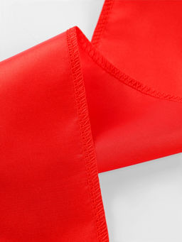 Кокошник карнавальный Народные узоры, красный