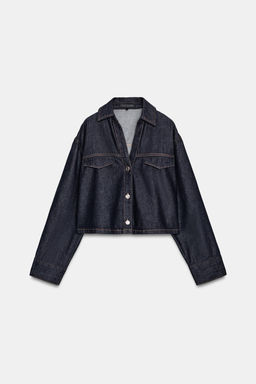 Z1975 DENIM SHIRT WITH FLAPS - Zara фото 14