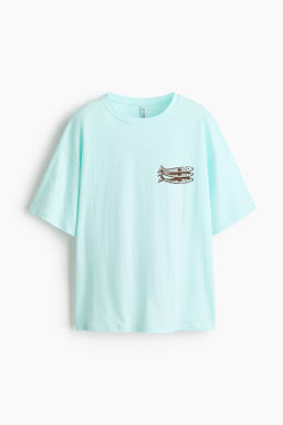 Camiseta oversize estampada - H&m фото 3