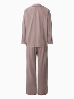 Костюм женский (рубашка, брюки, топ) KAFTAN Base, размер 42, кофейный