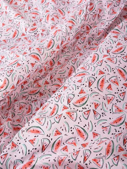 Наволочка 60*60 см, перкаль, детская расцветка (Арбузики, розовый) - Ивановотекстиль фото 5