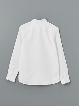 Slim Fit Uzun Kollu Gabardin Erkek G?mlek