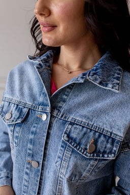 Рубашка Д-020 джинс - Took a look фото 3