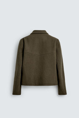 100% WOOL POCKET JACKET LIMITED EDITION - Zara фото 9