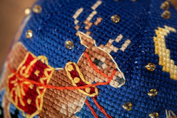 Набор для вышивания PANNA IG-7370 Новогодняя игрушка. Волшебная ночь 6 х 6 см