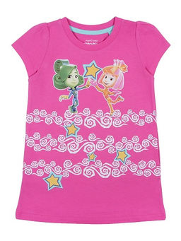 CRB wear/CAK 62140 Платье для девочки, розовый/Ex.Cherubino  фото 2