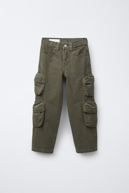 WIDE-LEG MULTICARGO TROUSERS - Zara фото 11