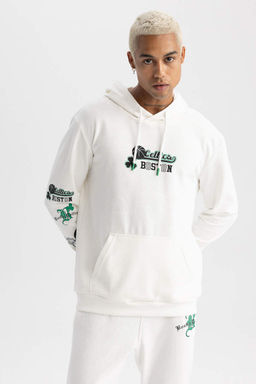 DeFactoFit Толстовка стандартного кроя с капюшоном NBA Boston Celtics