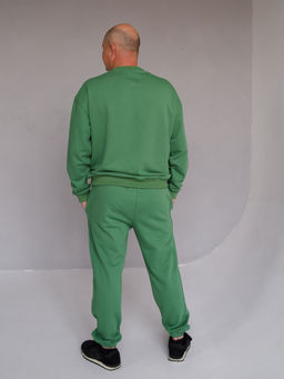 Брюки базовые мужские, мох - Inzibe фото 4