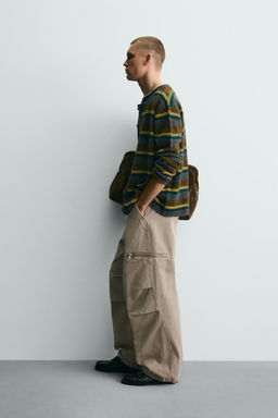 PARACHUTE CARGO TROUSERS - Zara фото 14
