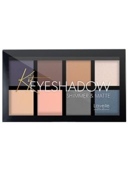 LavelleCollection тени для век SHIMMER&MATTE 8-ми цветные тон 04