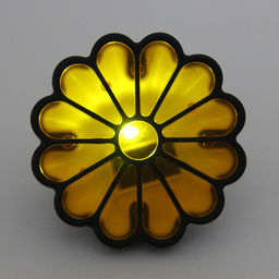 Светильник на солнечной батарее "Невероятный цветок" 9*9 см, в ассортименте (цвет свечения белый)