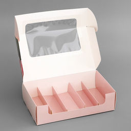 Цена за 5 шт. Коробка под 5 эклеров, кондитерская упаковка Счастливых моментов, 25.2?15?6.6 см