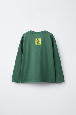 GARFIELD PAWS INC. GRAFFITI PRINT T-SHIRT - Zara фото 2