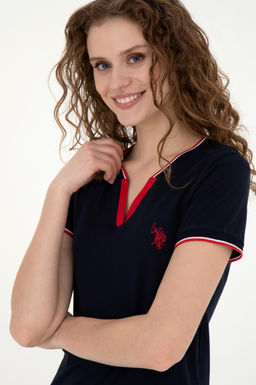 Женская темно-синяя ночная рубашка Неожиданная скидка в корзине - U.s. polo assn фото 10