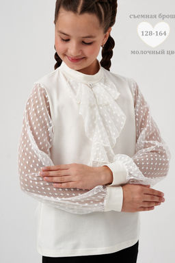 Блузка Олимпия длинный рукав