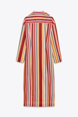 ZW COLLECTION STRIPED SHIRT DRESS - Zara фото 7