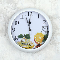 Цена за 1 шт. Часы настенные 20 см / 530F /уп 60/ - Галеонтрейд фото 3
