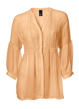 Блузка, абрикосовая - Linea tesini фото 2