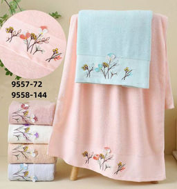 (цена за 6 шт) Комплект банных полотенец 70х140 см (в упаковке 6 шт)