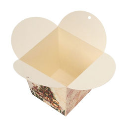 Цена за 5 шт. Бонбоньерка, новогодняя подарочная упаковка&nbsp;«Ёлка и подарки», 7.5×8×7.5 см