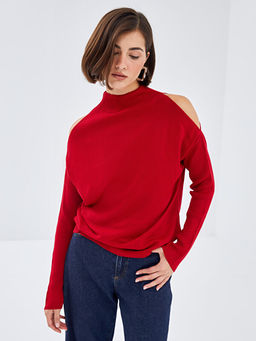 Dik Yaka Kad?n Triko Kazak