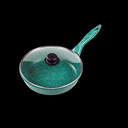 Сковорода 20 см, изумрудная - Ярославна фото 5