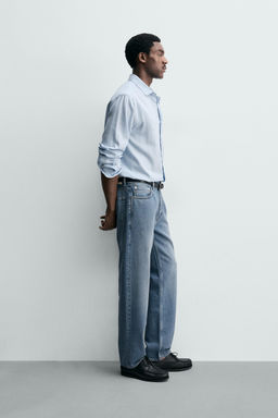 JEANS LIGEROS ALGOD?N - LYOCELL / Azul medio - Zara фото 4