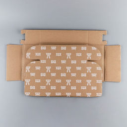 Коробка подарочная сборная, упаковка, «Зверята», бурый, 27 х 21 х 9 см