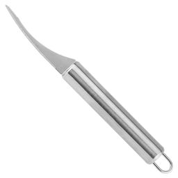 Нож для карвинга и овощей из нержавеющей стали 65мм, 18,8х2х2см, ручка из нержавеющей стали, в п/эт пакете (Китай)