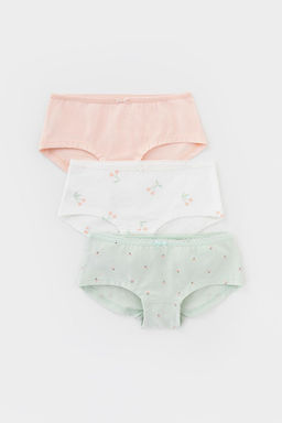 Crockid _ К 1964-3уп/зеленая пастель,зефир,сахар,вишня трусы для дев