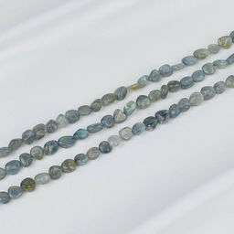Бусины для украшений из Лабрадора (галтовка) 40 см