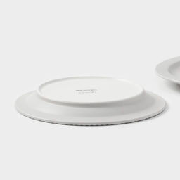 Тарелки Magistro Jarwah Lausanne, d=21.3 см, обеденные, набор 2 шт., фарфор, белые